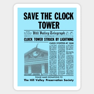 Save the clock tower Sticker